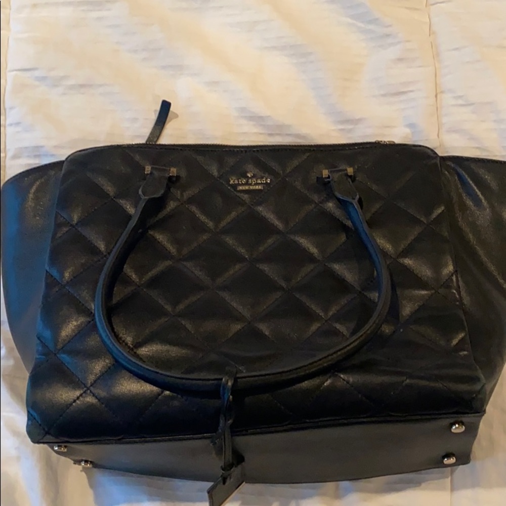 Black Kate Spade Handbag-Used Great Condition